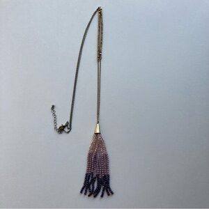 BeadedTassel Necklace